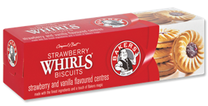 Picture of Bakers Strawberry Whirls Biscuits