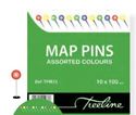 Picture of Treeline Drawing Pins Assorted Colours