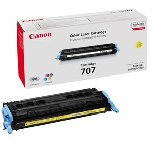 Picture of Canon 707 Yellow Toner Cartridge