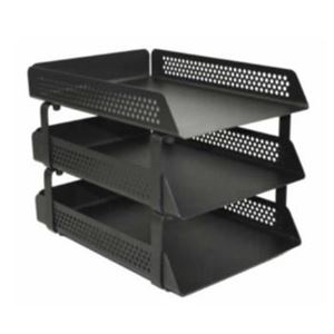 Picture of KROST 803 PERFORATED 3 TIER TRAYS BLACK 