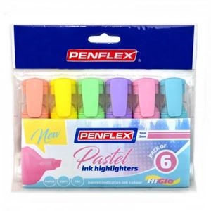 Picture of Penflex Highlighters Wallet of 6